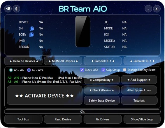 @ BR Team AiO Activator Tool [gsmcodeph] Refundable✅