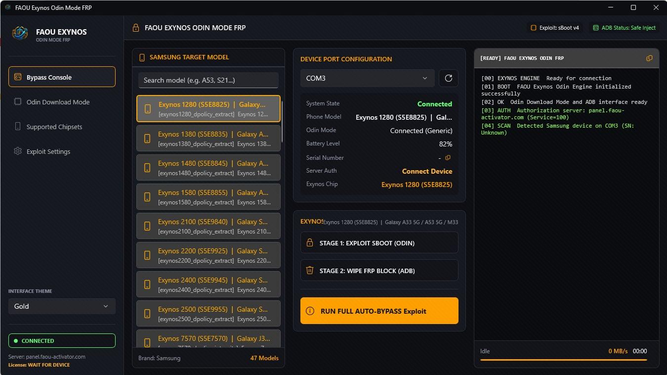 @ FAOU Exynos FRP - ODIN Mode