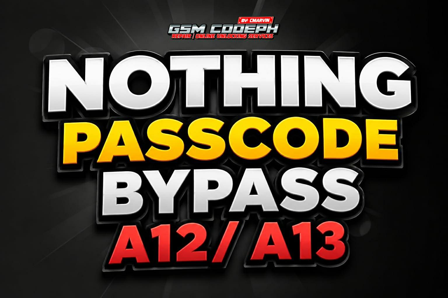 Nothing Passcode Bypass A12/A13 chips With Signal ios 26 [ No Refund Any Request ]